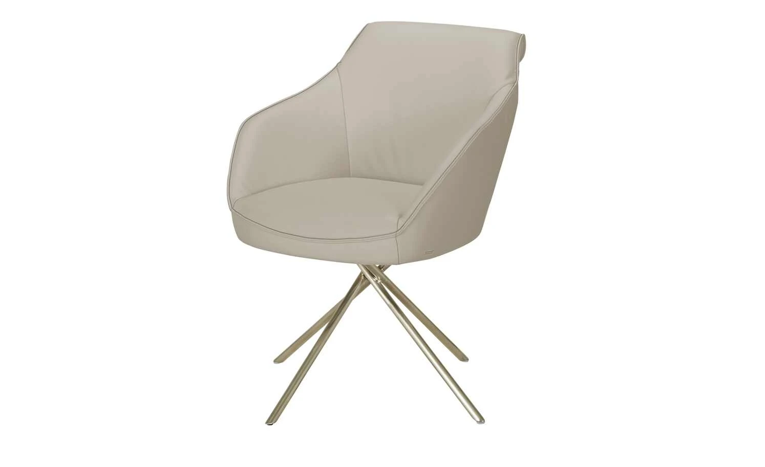 KOINOR Armlehnstuhl Dining System 1 | Perla (Hellbeige) / Kontrastnaht Beige – Bild 5