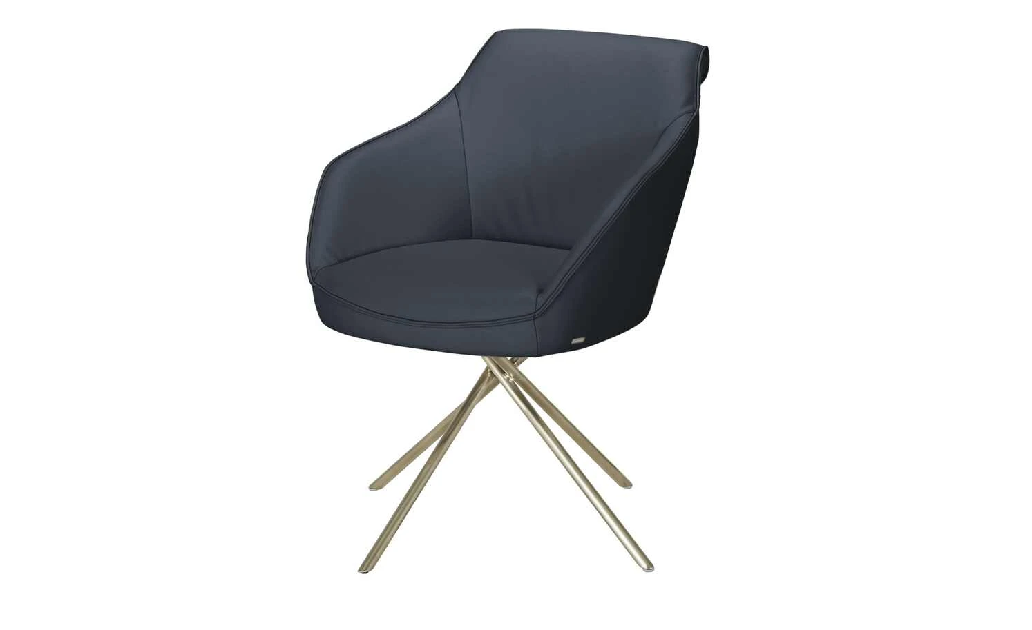 KOINOR Armlehnstuhl Dining System 1 | Safir (Dunkelblau) / Kontrastnaht Schwarz – Bild 3