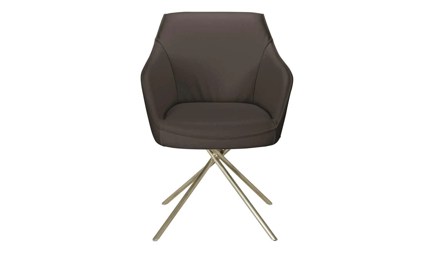 KOINOR Armlehnstuhl Dining System 1 | Moretto (Dunkelbraun) / Kontrastnaht Beige – Bild 10