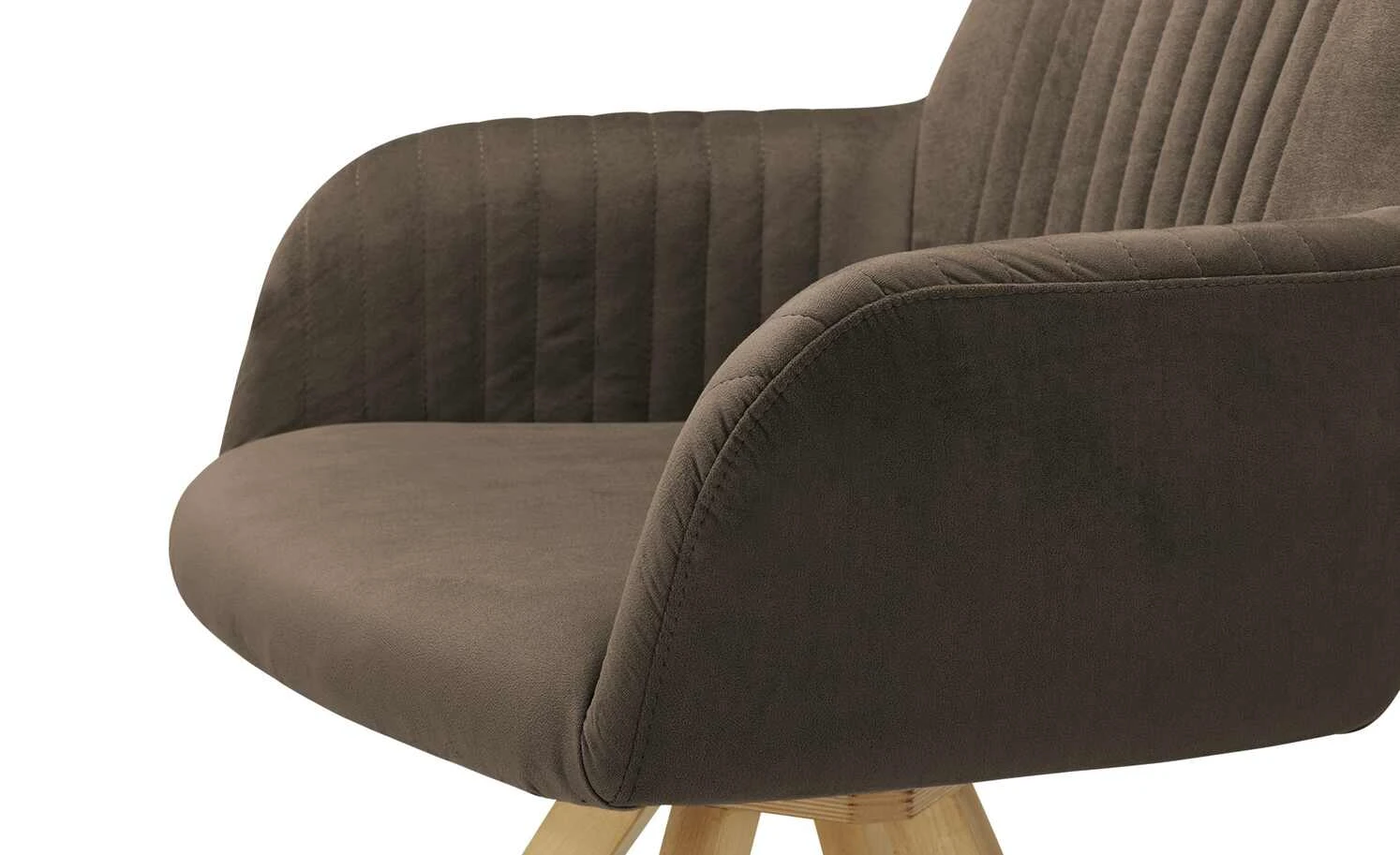 smart Armlehnstuhl Bastian | Braun – Bild 6