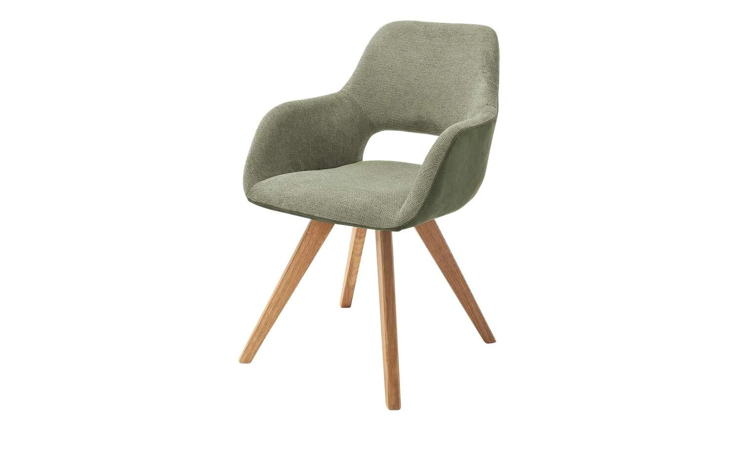 Woodford Polsterstuhl Lucina | Grün Wildeiche Nein