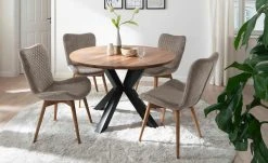 Gray & Jones 2er Set Polsterstuhl Tierra Fuego Two | Cappuccino Wildeiche Nein