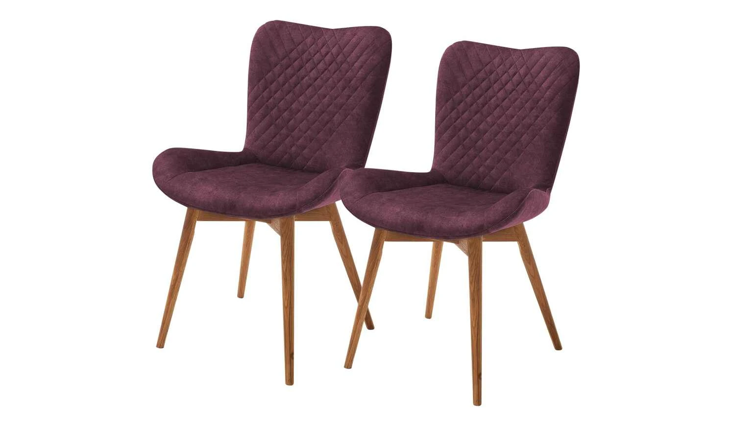 Gray & Jones 2er Set Polsterstuhl Tierra Fuego Two | Bordeaux Wildeiche Nein – Bild 2