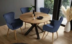 Gray & Jones Polsterstuhl Tierra Fuego Two | Blau Wildeiche Nein