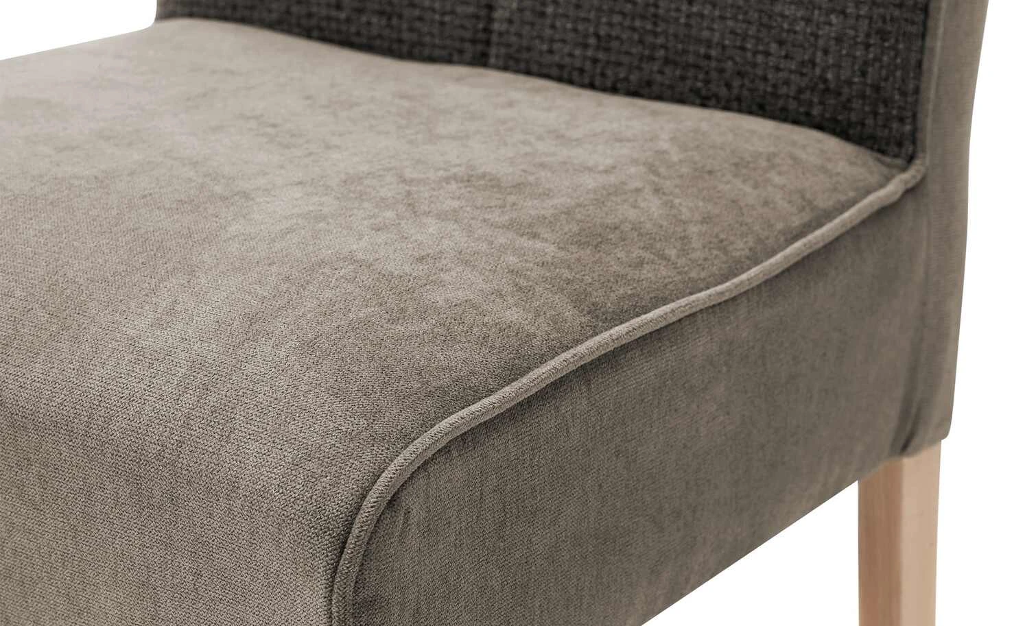 Woodford 2er Set Polsterstuhl Renaldo | Cappuccino (Braun) Buche natur – Bild 5