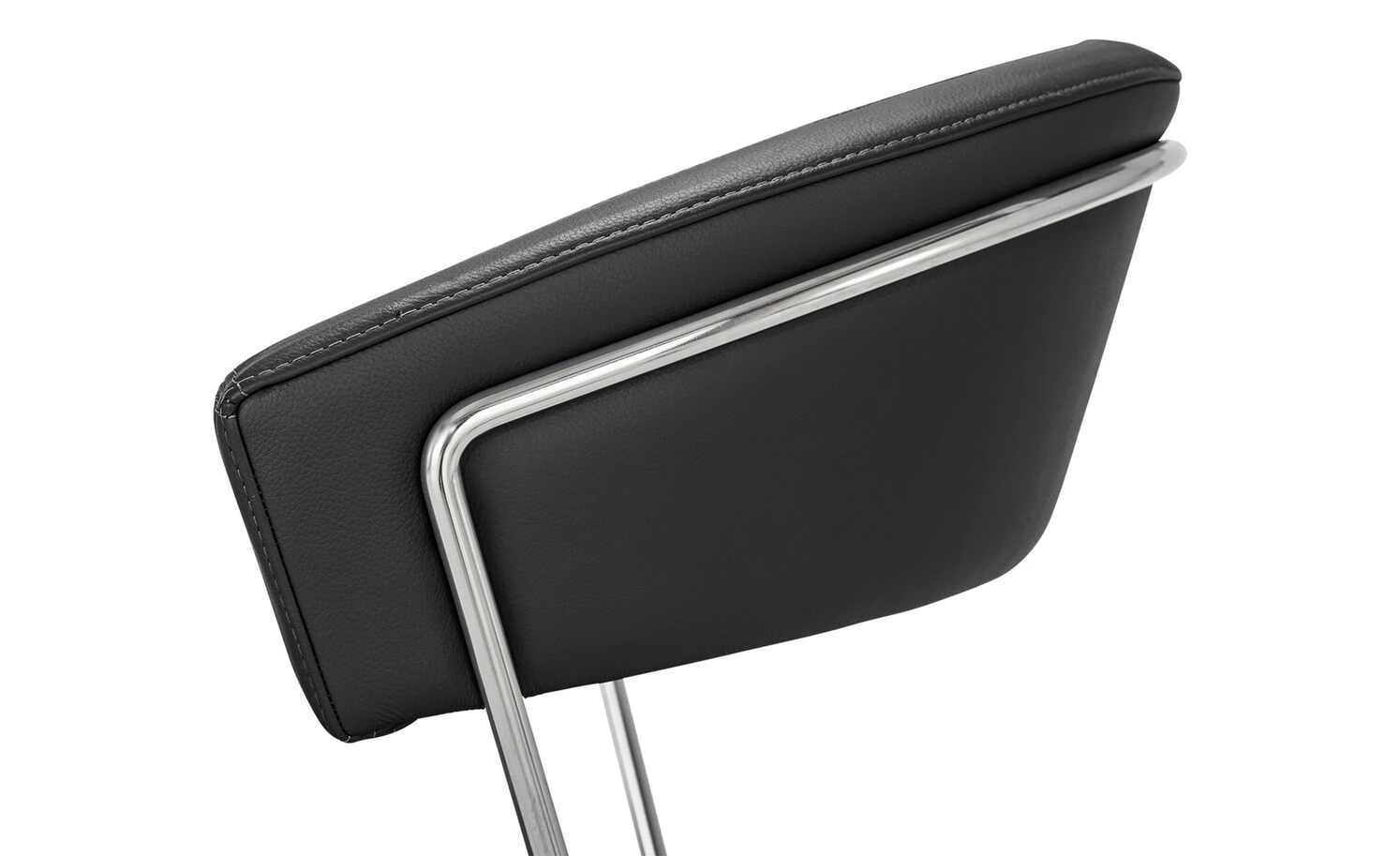 Connubia Kufenstuhl Leder New York | Schwarz – Bild 8