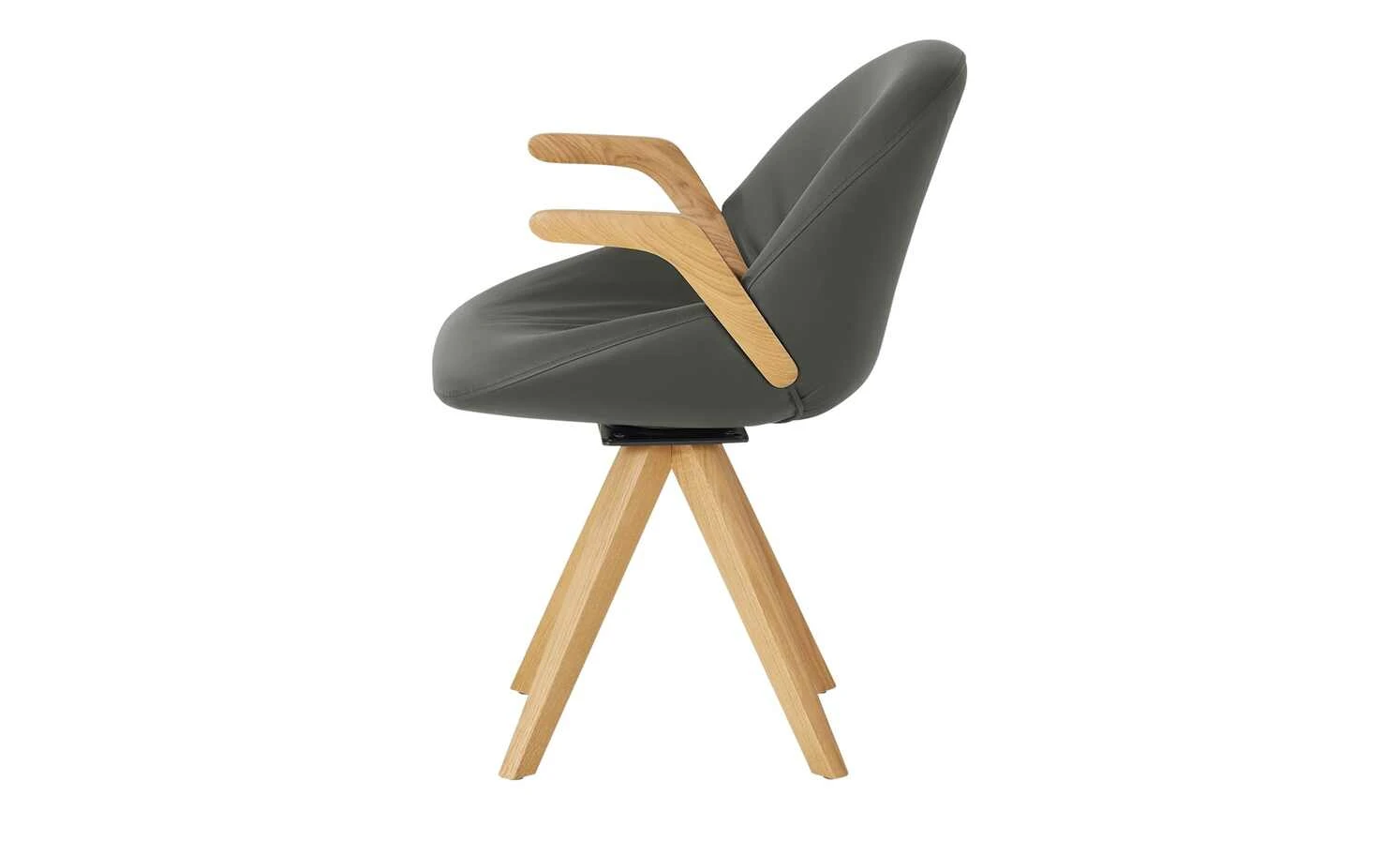 Wohnwert Armlehnstuhl Novum | Grau mit Elastic-Aktiv-Federung (gesundes Sitzen) – Bild 3