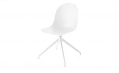 Connubia Schalenstuhl Academy | Schneeweiß 180 Grad drehbar mit Rückstellfunktion Schneeweiß