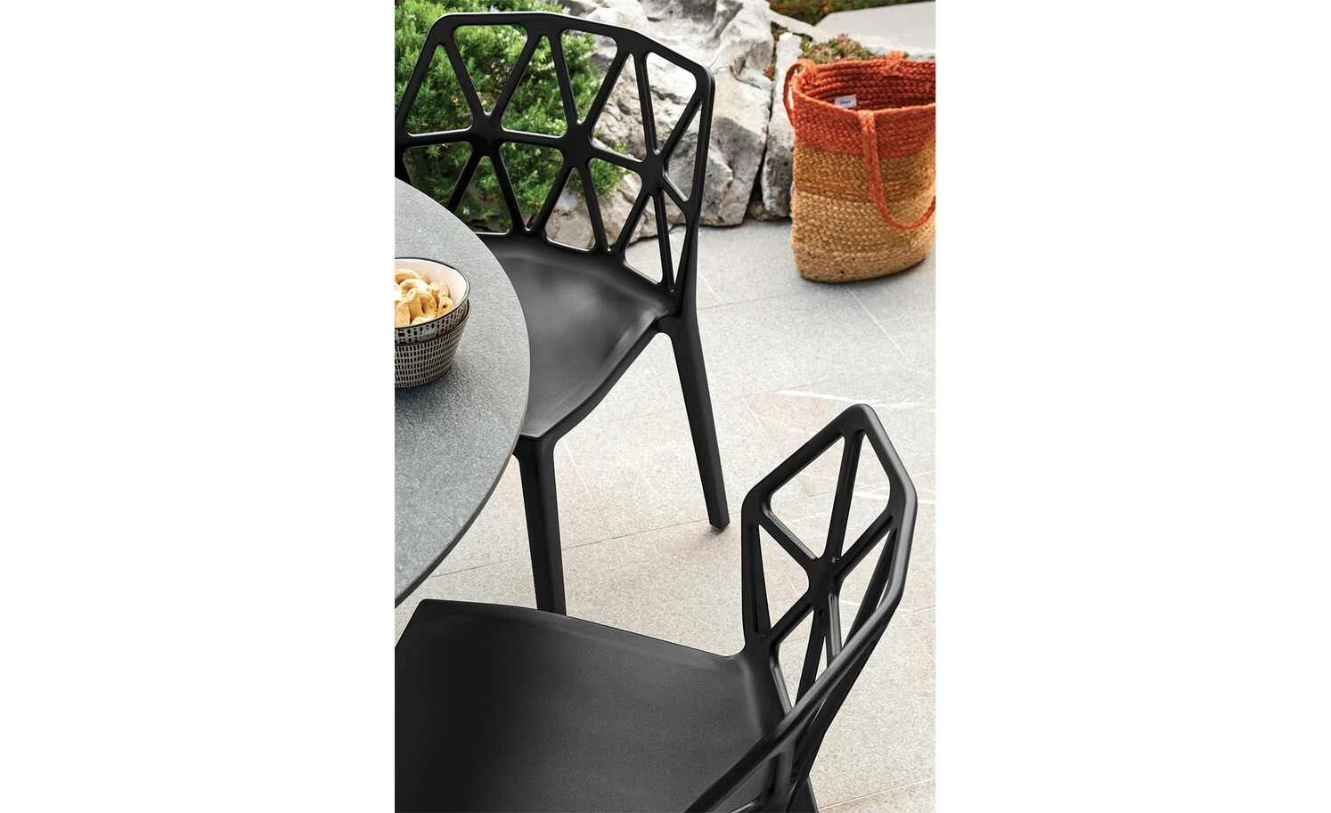 Connubia Stuhl stapelbar Alchemia | Schwarz – Bild 2