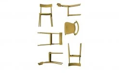 Connubia Stuhl stapelbar Argo | Senfgelb