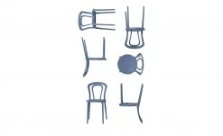 Connubia Stuhl stapelbar Caffe | Sky Blue (Blau)