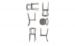 Connubia Stuhl stapelbar Caffe | Taubengrau