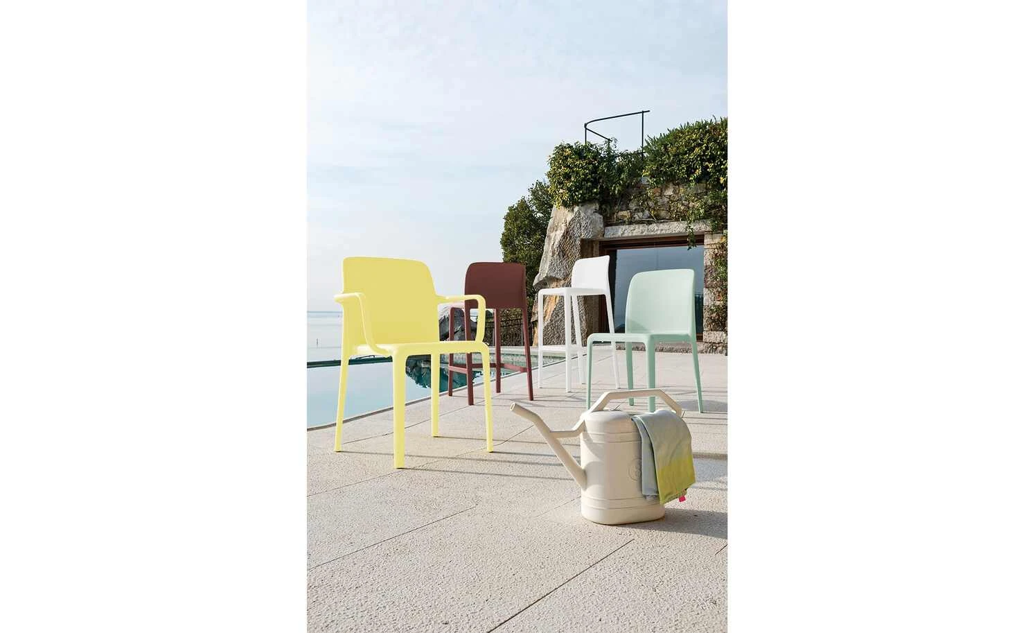 Connubia Stuhl stapelbar Bayo | Thymian (Hellgrün) Nein