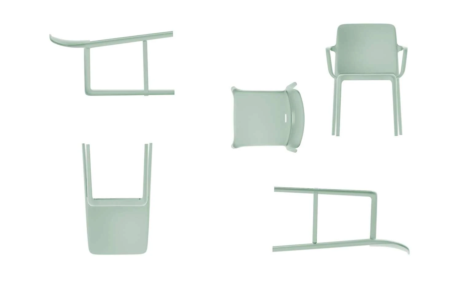 Connubia Stuhl stapelbar Bayo | Thymian (Hellgrün) Nein – Bild 4