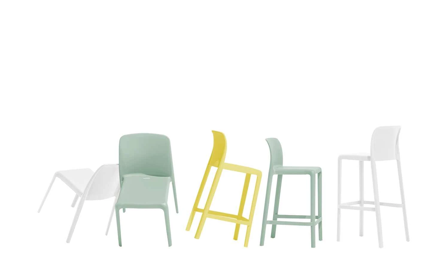 Connubia Stuhl stapelbar Bayo | Thymian (Hellgrün) Nein – Bild 3