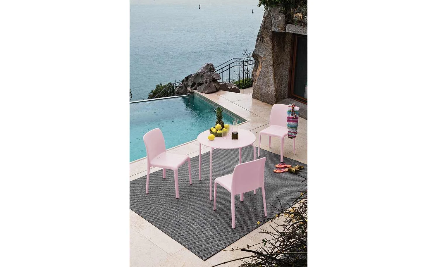 Connubia Stuhl stapelbar Bayo | Altrosa Nein – Bild 8