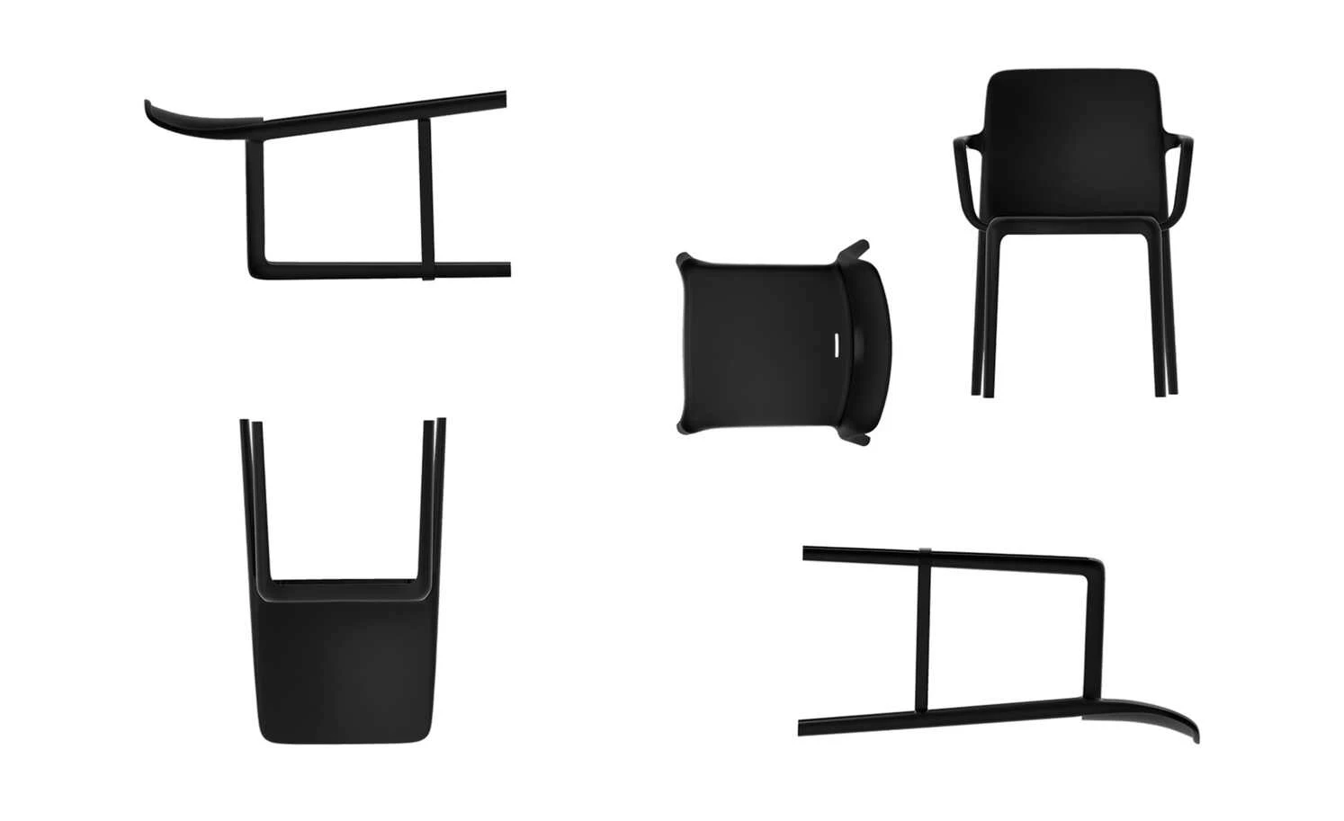 Connubia Stuhl stapelbar Bayo | Schwarz Nein – Bild 4