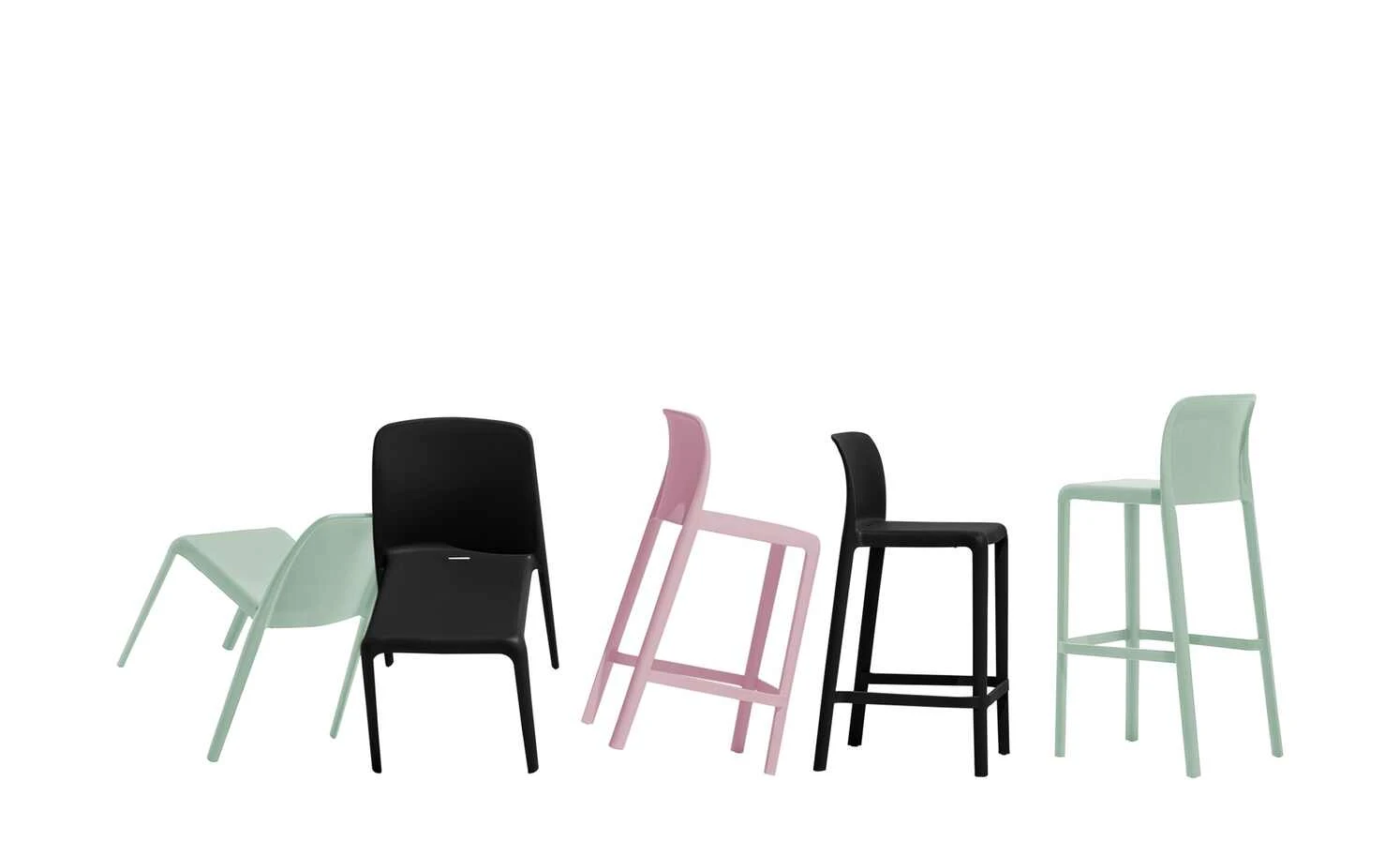 Connubia Stuhl stapelbar Bayo | Schwarz Nein – Bild 3