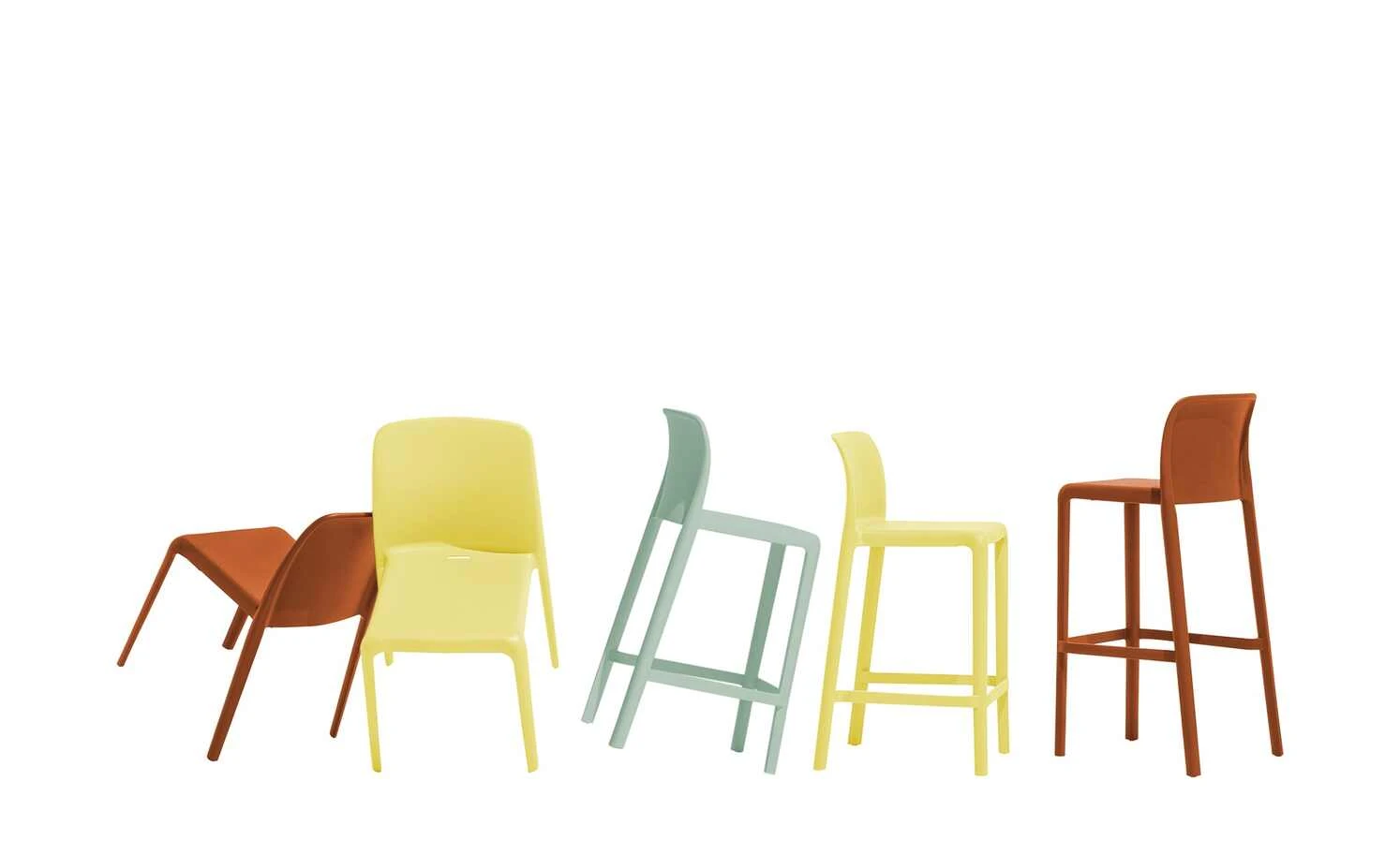 Connubia Stuhl stapelbar Bayo | Zitronengelb Nein – Bild 3