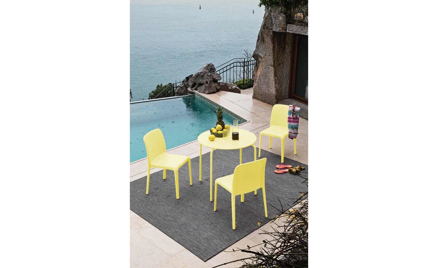 Connubia Stuhl stapelbar Bayo | Zitronengelb Nein – Bild 8
