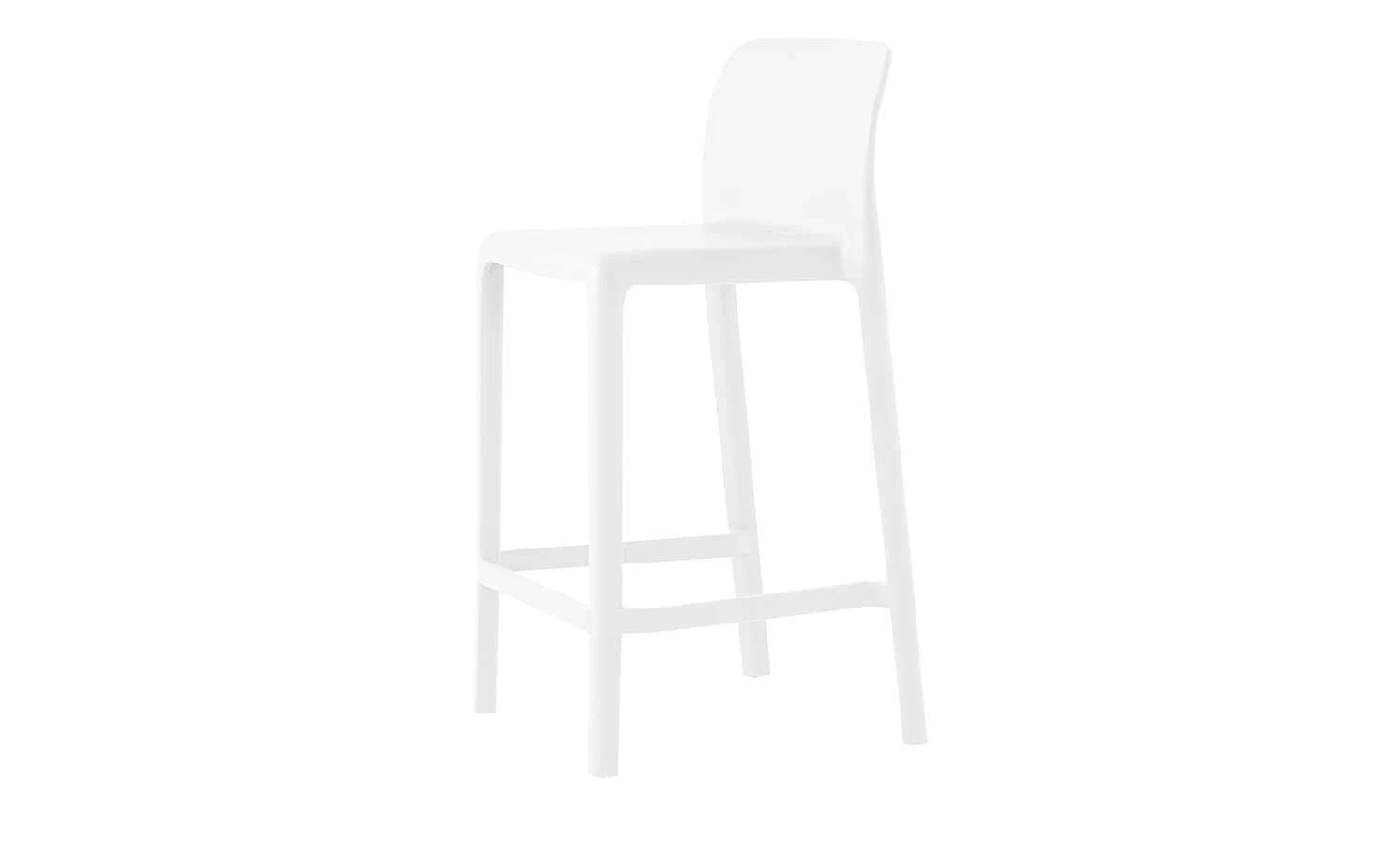Connubia Barhocker stapelbar Bayo | Schneeweiß ca. 65 cm – Bild 12