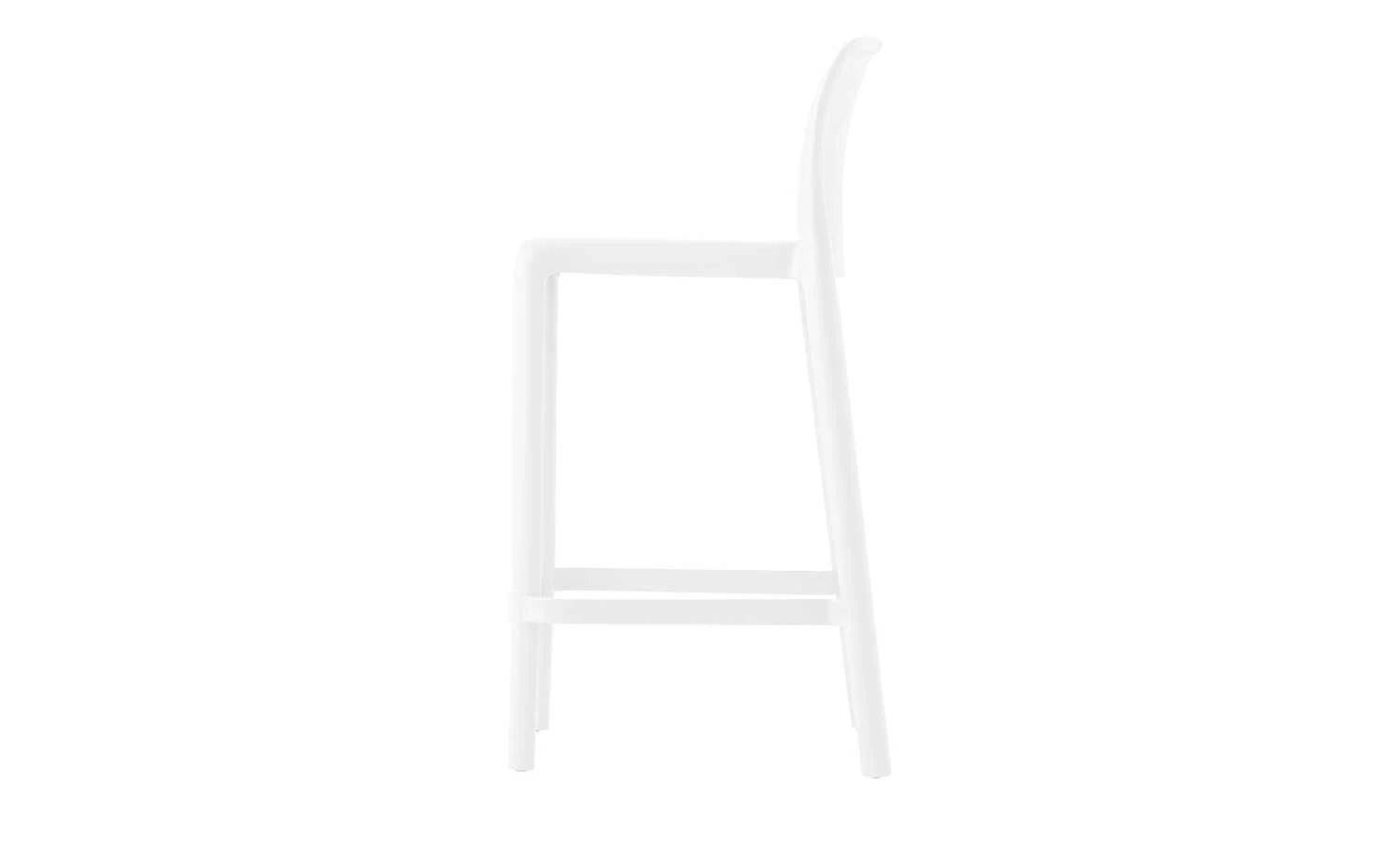 Connubia Barhocker stapelbar Bayo | Schneeweiß ca. 65 cm – Bild 9