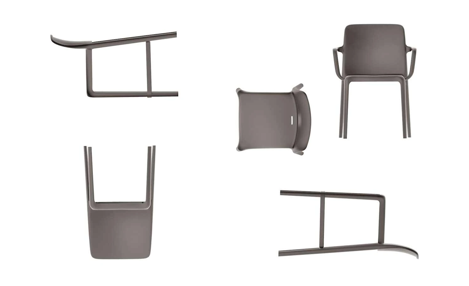 Connubia Barhocker stapelbar Bayo | Taubengrau ca. 65 cm – Bild 5