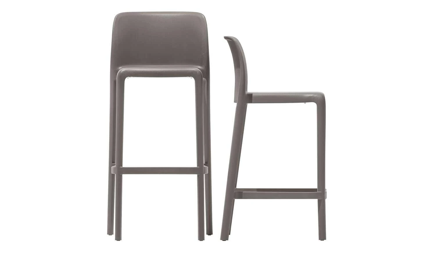 Connubia Barhocker stapelbar Bayo | Taubengrau ca. 65 cm – Bild 3