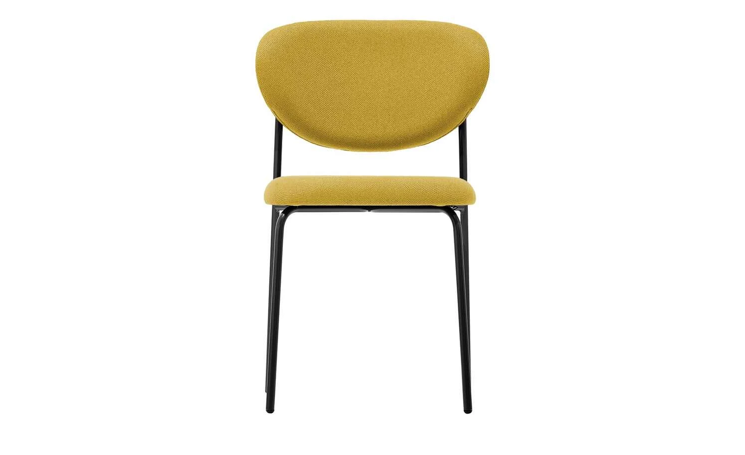 Connubia Polsterstuhl Cozy | Zitronengelb / Schwarz – Bild 4