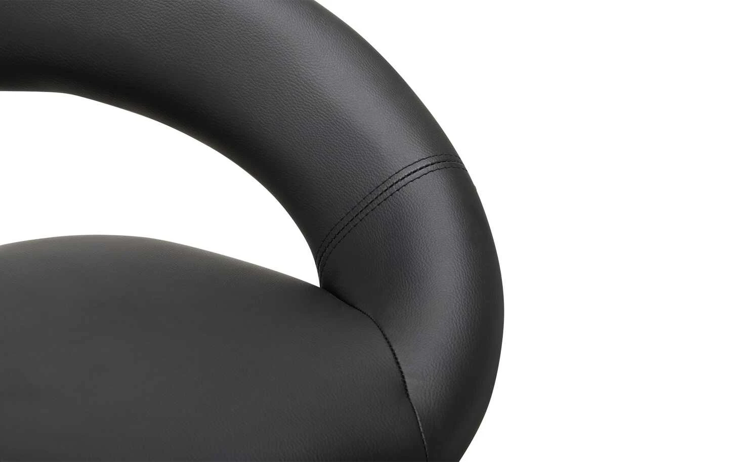 Barhocker Holger | Schwarz / Chrom Tellergröße: 50 cm – Bild 5