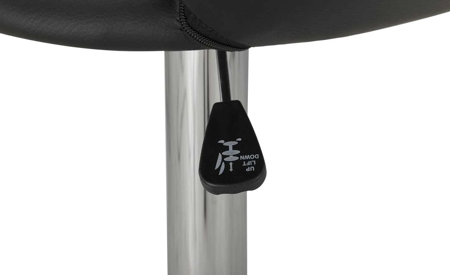 Barhocker Holger | Schwarz / Chrom Tellergröße: 50 cm – Bild 7