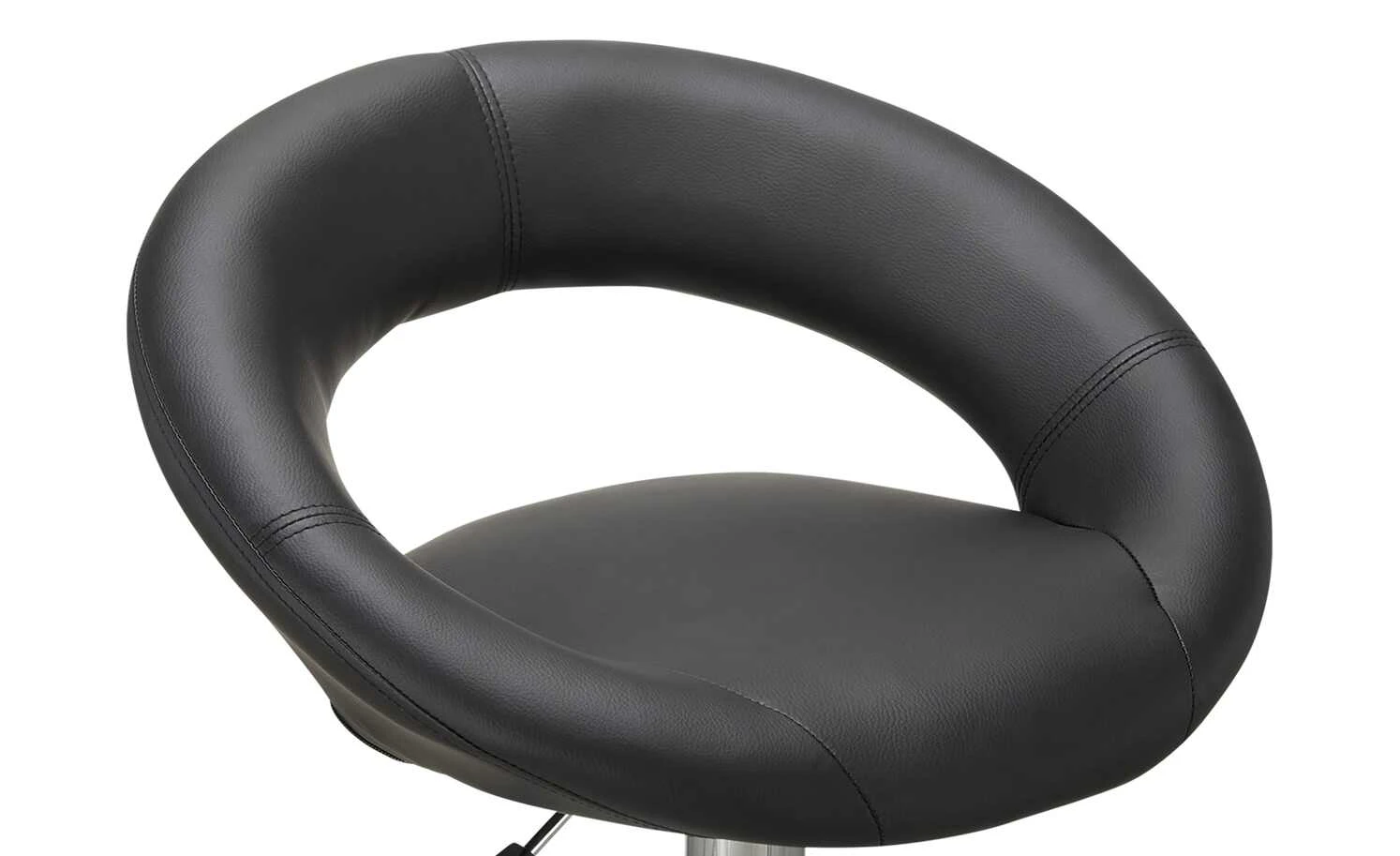 Barhocker Holger | Schwarz / Chrom Tellergröße: 50 cm – Bild 9