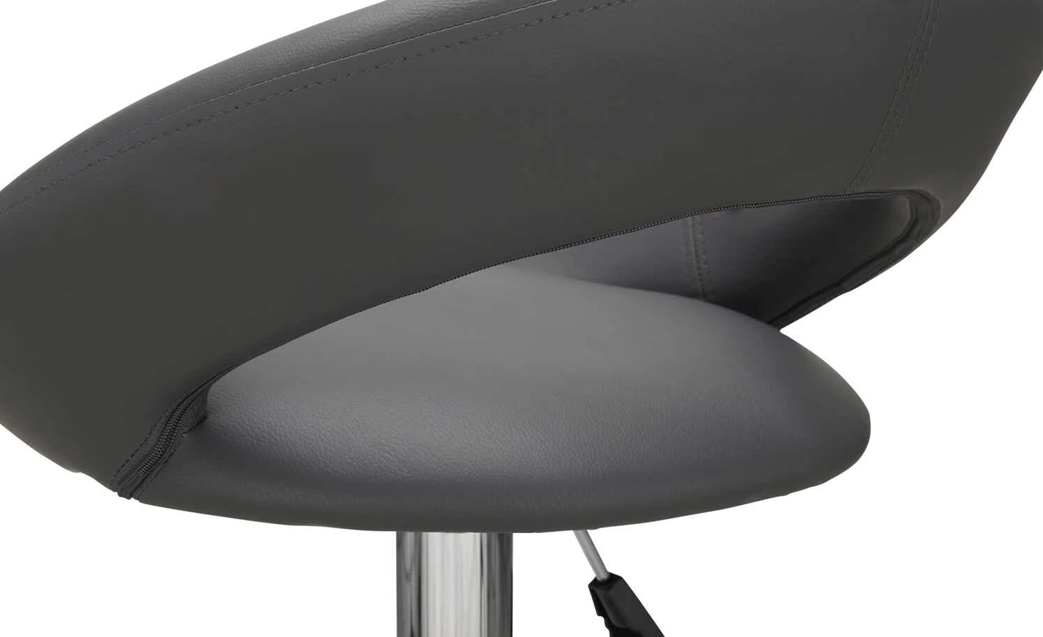 Barhocker Holger | Grau / Chrom Tellergröße: 50 cm – Bild 5