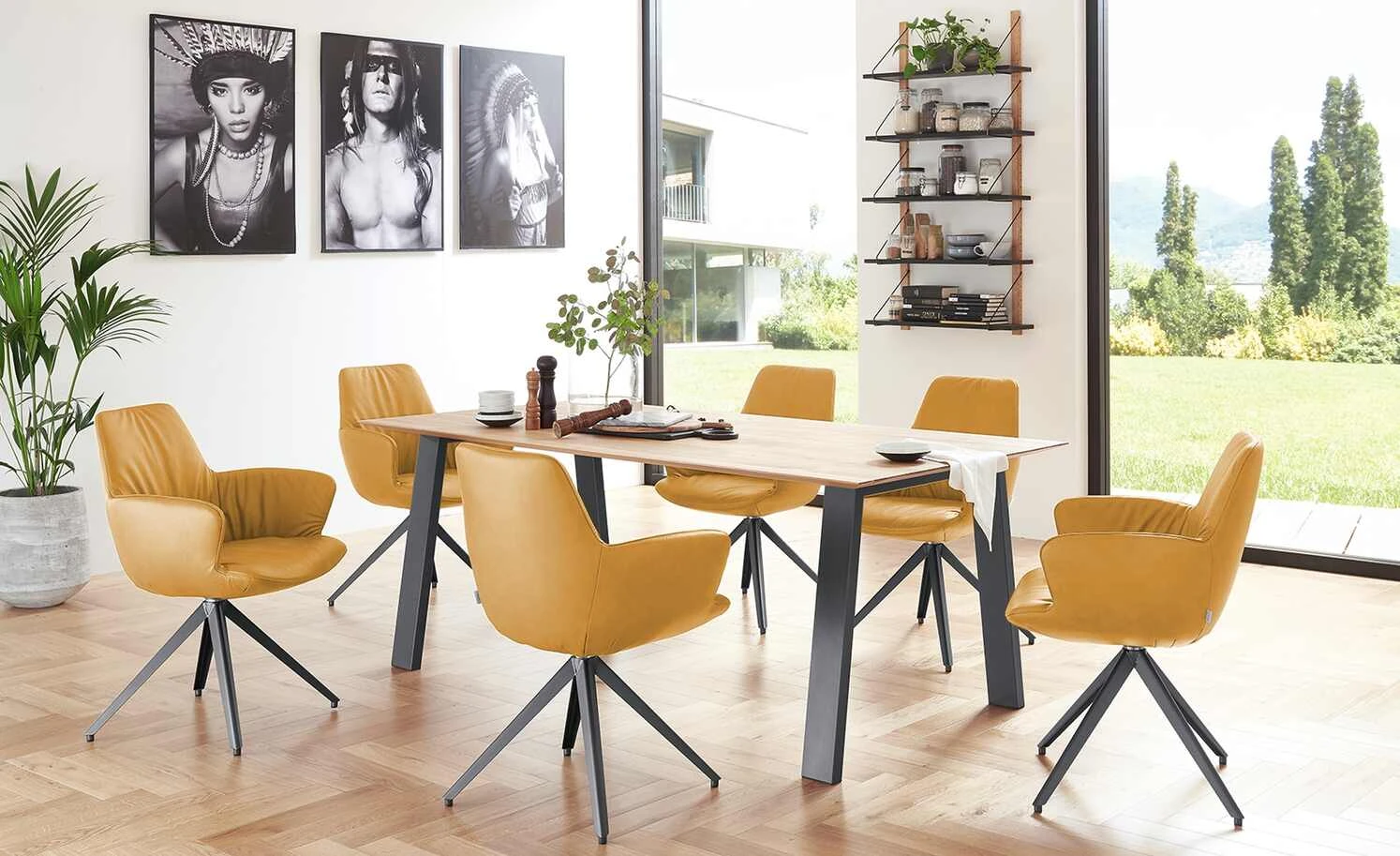 Armlehnstuhl Maple | Kurkuma (Gelb)