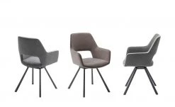 Polsterstuhl Jenala | Cappuccino (Hellbraun) / Braun Ja