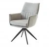 Armlehnstuhl Latina | Platingrau (Hellgrau) Metall Ja