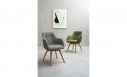 Dine + Mine Polsterstuhl Nador | Anthrazit Wildeiche Nein