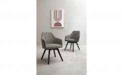 Dine + Mine Polsterstuhl Xalapa | Cappuccino (Braun) Schwarz Nein