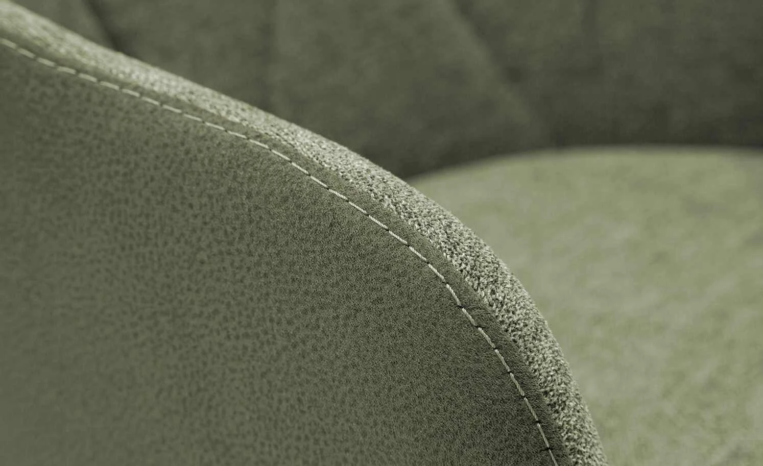 Dine + Mine Polsterstuhl Xalapa | Olivgrün Schwarz Nein – Bild 11