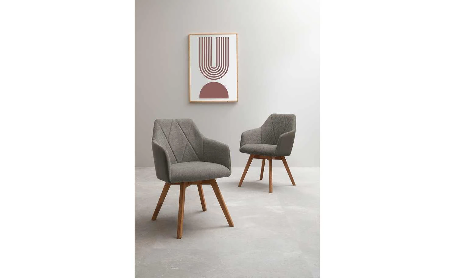 Dine + Mine Polsterstuhl Xalapa | Cappuccino (Braun) Wildeiche Nein