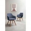 Dine + Mine Polsterstuhl Xalapa | Nachtblau Wildeiche Nein