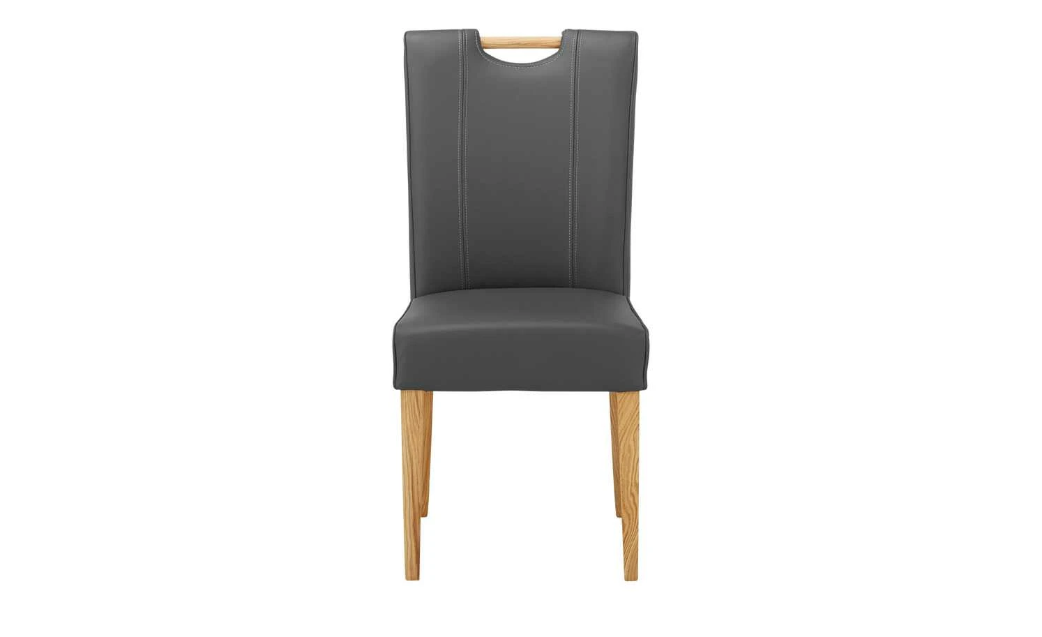 Polsterstuhl mit Griff 6881 | Grau – Bild 2