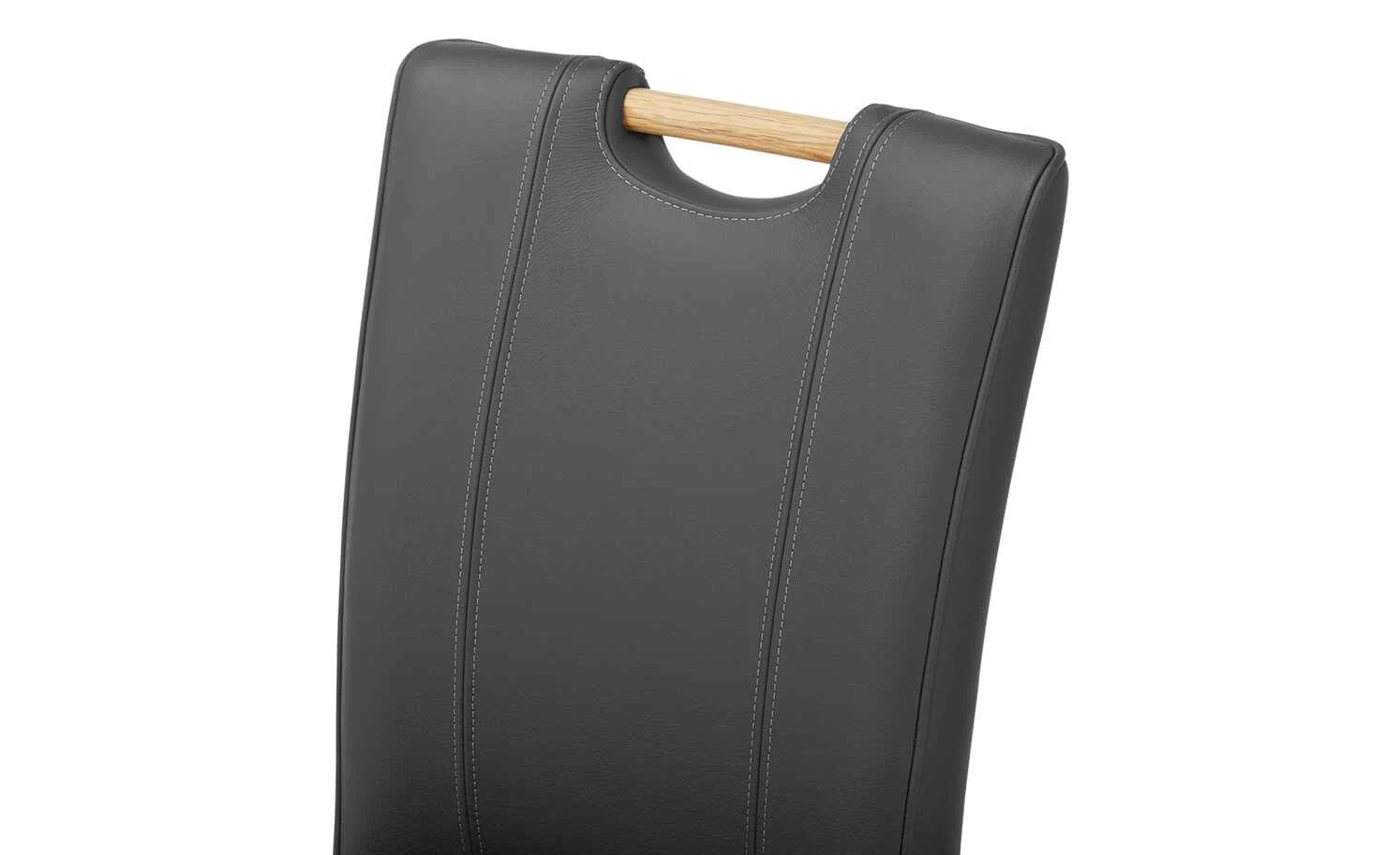 Polsterstuhl mit Griff 6881 | Grau – Bild 5