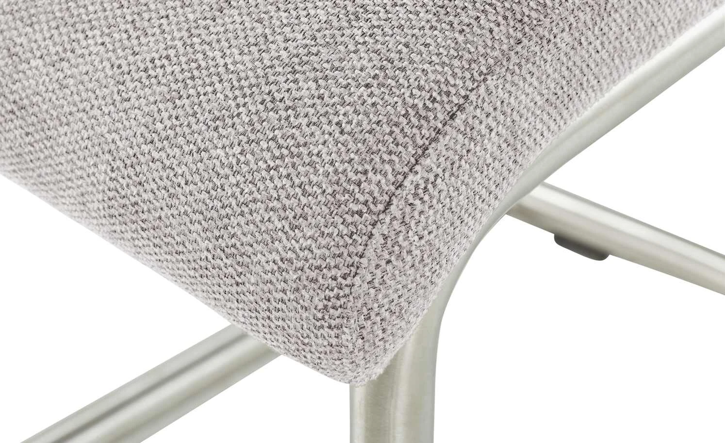 Wohnwert Freischwinger Mero | Kiesel (Hellgrau) Grau Schaumstoff – Bild 6