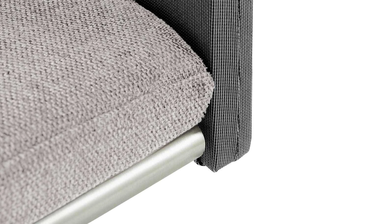 Wohnwert Freischwinger Mero | Kiesel (Hellgrau) Grau Schaumstoff – Bild 7