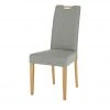 Woodford Polsterstuhl mit Griff Gabi 4 | Shark Skin (Hellgrau) Eiche