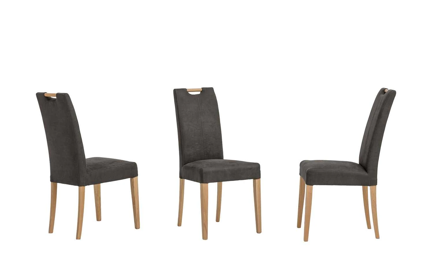 Woodford Polsterstuhl mit Griff Gabi 4 | Braun Eiche