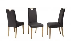 Woodford Polsterstuhl mit Griff Gabi 4 | Braun Eiche