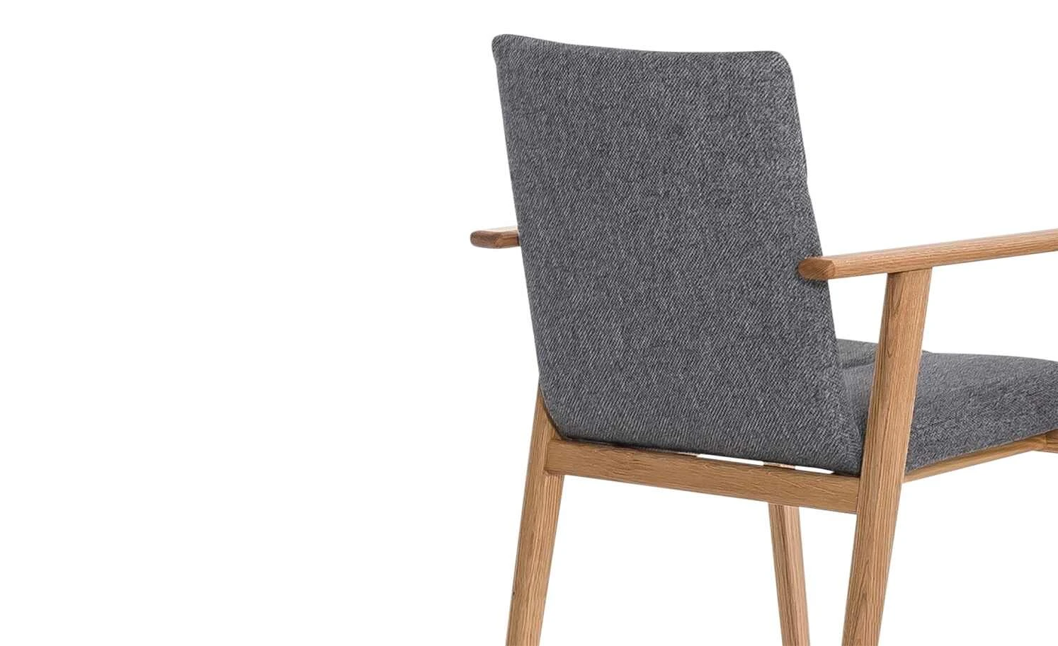 Woodford Polsterstuhl mit Armlehnen Inga | Grau – Bild 4