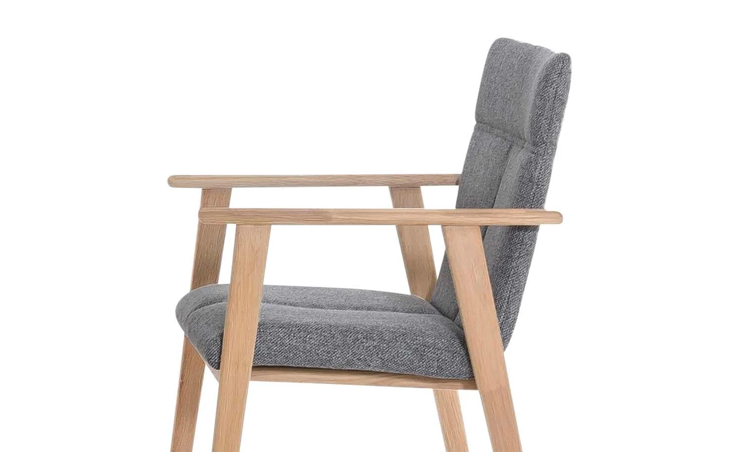 Woodford Polsterstuhl mit Armlehnen Inga | Grau – Bild 5